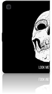 B2Ctelecom Book Case Samsung Galaxy Tab A7 (2020) Tablet Hoes met Standaard Skull Eyes