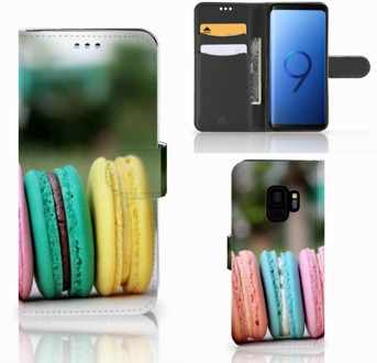 B2Ctelecom Book Case Samsung S9 Design Macarons