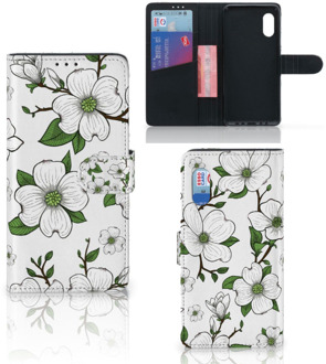 B2Ctelecom Book Case Samsung Xcover Pro Hoesje Dogwood Flowers