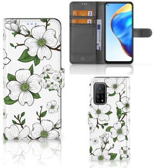 B2Ctelecom Book Case Xiaomi Mi 10T Pro | Mi 10T Hoesje Dogwood Flowers