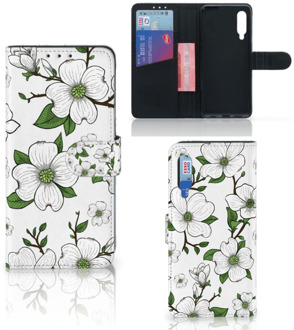 B2Ctelecom Book Case Xiaomi Mi 9 Hoesje Dogwood Flowers