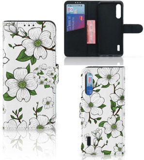 B2Ctelecom Book Case Xiaomi Mi A3 Hoesje Dogwood Flowers