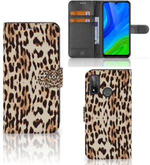 B2Ctelecom Book Cover Huawei P Smart 2020 Smartphone Hoesje Leopard