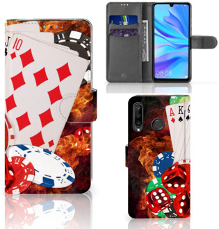 B2Ctelecom Book Cover Huawei P30 Lite Casino