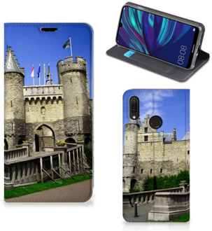 B2Ctelecom Book Cover Huawei Y7 hoesje Y7 Pro (2019) Kasteel