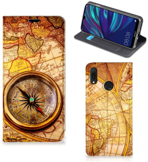 B2Ctelecom Book Cover Huawei Y7 hoesje Y7 Pro (2019) Kompas