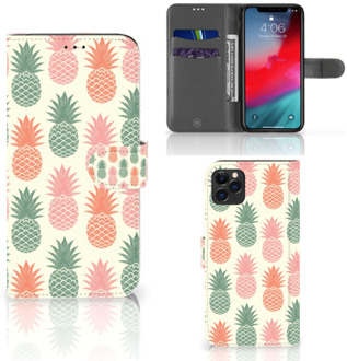 B2Ctelecom Book Cover iPhone 11 Pro Max Ananas