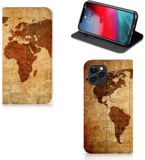 B2Ctelecom Book Cover iPhone 11 Pro Wereldkaart