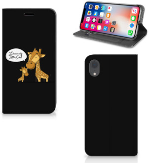 B2Ctelecom Book Cover iPhone XR met magneetsluiting Giraffe