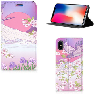 B2Ctelecom Book cover iPhone Xs | X Bird Flying