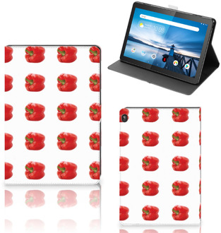 B2Ctelecom Book Cover Lenovo Tablet M10 Hoesje met Magneetsluiting Paprika Red