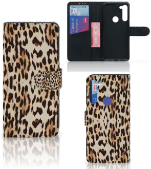 B2Ctelecom Book Cover Motorola G8 Power Smartphone Hoesje Leopard