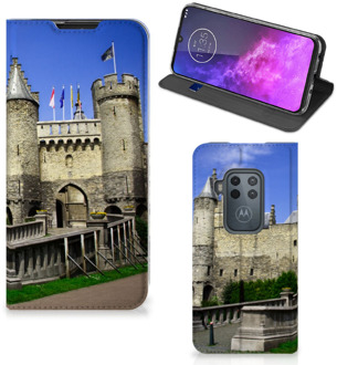 B2Ctelecom Book Cover Motorola One Zoom Kasteel