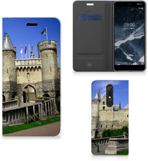 B2Ctelecom Book Cover Nokia 5.1 (2018) Kasteel