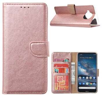 B2Ctelecom Book Cover Nokia 8.3 Rose met Pasjeshouder