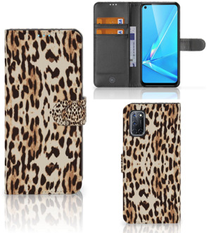 B2Ctelecom Book Cover OPPO A72 | OPPO A52 Smartphone Hoesje Leopard