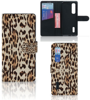 B2Ctelecom Book Cover OPPO Find X2 Pro Smartphone Hoesje Leopard