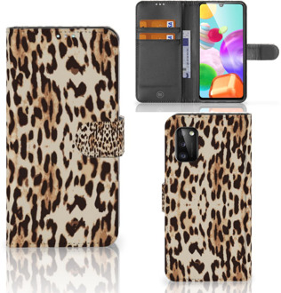 B2Ctelecom Book Cover Samsung Galaxy A41 Smartphone Hoesje Leopard