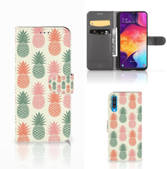 B2Ctelecom Book Cover Samsung Galaxy A50 Ananas