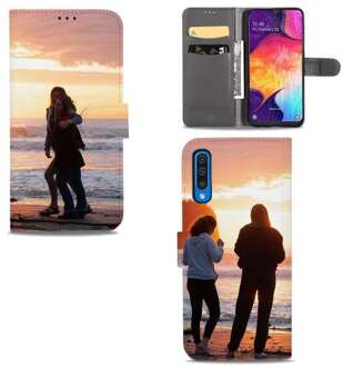 B2Ctelecom Book Cover Samsung Galaxy A50 Telefoonhoesje Maken met Foto