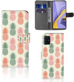 B2Ctelecom Book Cover Samsung Galaxy A51 Ananas