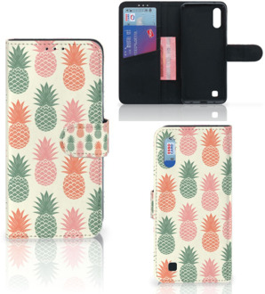 B2Ctelecom Book Cover Samsung Galaxy M10 Ananas