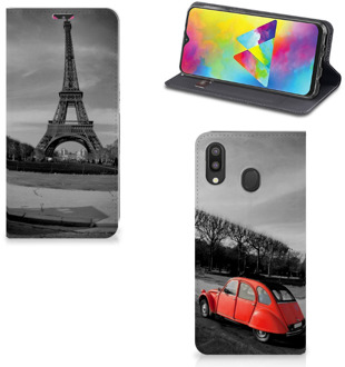 B2Ctelecom Book Cover Samsung Galaxy M20  Eiffeltoren Parijs