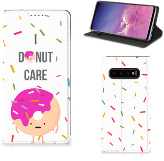 B2Ctelecom Book Cover Samsung Galaxy S10 Donut