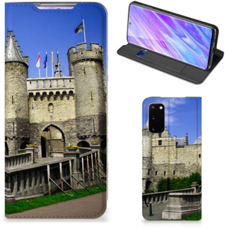 B2Ctelecom Book Cover Samsung Galaxy S20 Kasteel