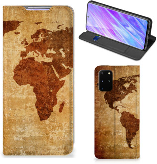 B2Ctelecom Book Cover Samsung Galaxy S20 Plus Wereldkaart