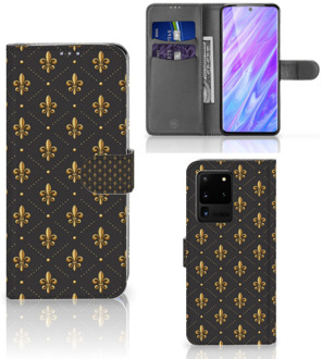 B2Ctelecom Book Cover Samsung Galaxy S20 Ultra Telefoon Hoesje Franse Lelie