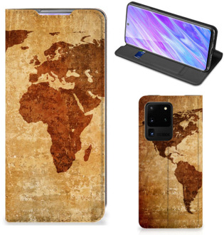 B2Ctelecom Book Cover Samsung Galaxy S20 Ultra Wereldkaart