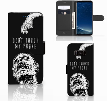 B2Ctelecom Book Cover Samsung Galaxy S8 Zombie