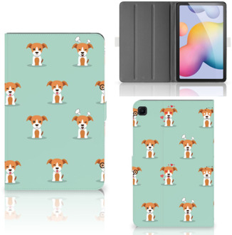 B2Ctelecom Book Cover Samsung Galaxy Tab S6 Lite Hoes met Standaard Pups