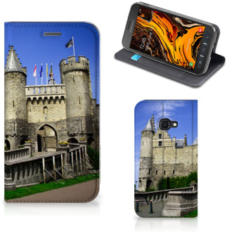 B2Ctelecom Book Cover Samsung Galaxy Xcover 4s Kasteel