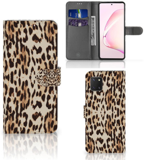 B2Ctelecom Book Cover Samsung Note 10 Lite Smartphone Hoesje Leopard