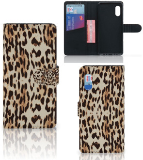 B2Ctelecom Book Cover Samsung Xcover Pro Smartphone Hoesje Leopard