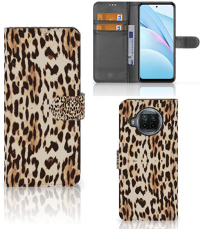 B2Ctelecom Book Cover Xiaomi Mi 10T Lite Smartphone Hoesje Leopard