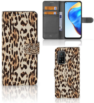 B2Ctelecom Book Cover Xiaomi Mi 10T Pro | Mi 10T Smartphone Hoesje Leopard