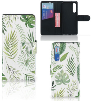 B2Ctelecom Book Cover Xiaomi Mi 9 SE Hoesje Leaves