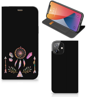 B2Ctelecom Book Style Case iPhone 12 | iPhone 12 Pro Smartphone Hoesje Boho Dreamcatcher