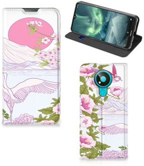 B2Ctelecom Book Style Case Nokia 3.4 Smartphone Hoesje Bird Standing