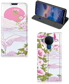 B2Ctelecom Book Style Case Nokia 5.4 Smartphone Hoesje Bird Standing