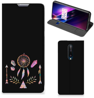 B2Ctelecom Book Style Case OnePlus 8 Smartphone Hoesje Boho Dreamcatcher