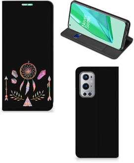 B2Ctelecom Book Style Case OnePlus 9 Pro Smartphone Hoesje Boho Dreamcatcher