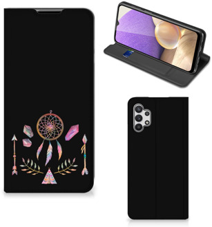 B2Ctelecom Book Style Case Samsung Galaxy A32 5G Smartphone Hoesje Boho Dreamcatcher