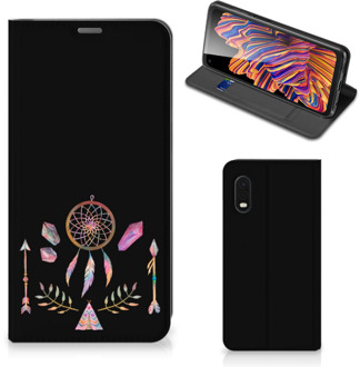 B2Ctelecom Book Style Case Samsung Xcover Pro Smartphone Hoesje Boho Dreamcatcher