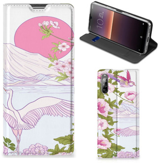 B2Ctelecom Book Style Case Sony Xperia L4 Smartphone Hoesje Bird Standing