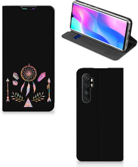 B2Ctelecom Book Style Case Xiaomi Mi Note 10 Lite Smartphone Hoesje Boho Dreamcatcher