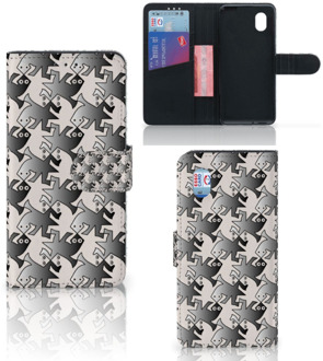 B2Ctelecom Book Wallet Case Alcatel 1B (2020) Smartphone Hoesje Salamander Grey